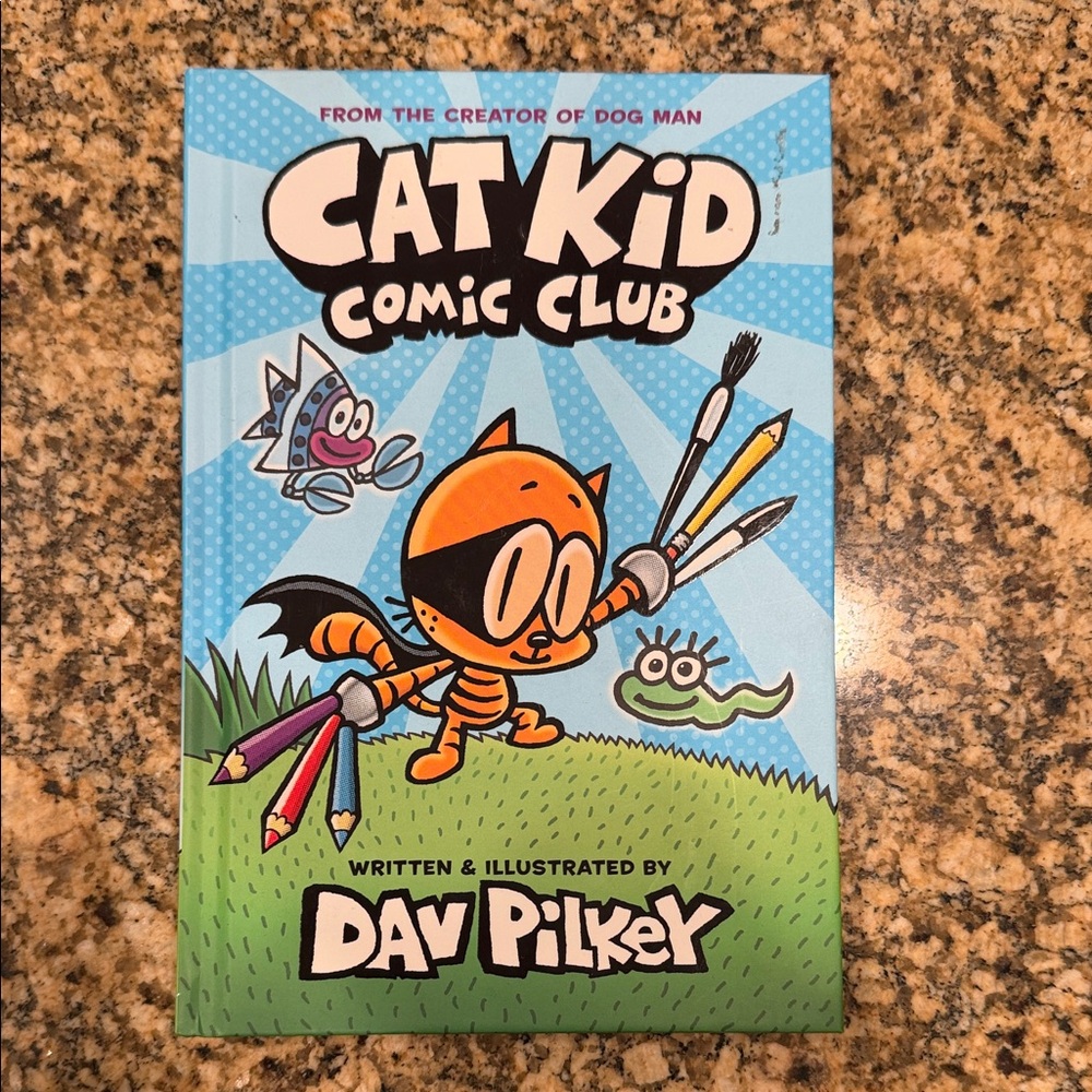 Like New Cat Kid Comic Club by - Blue and Green Cover